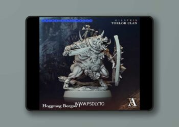 Giantkin Torlok Clan – Hoggmog Borgos – 3D Print