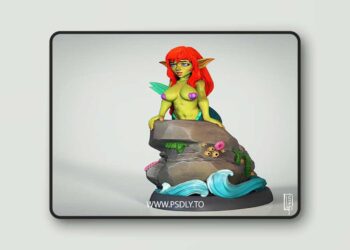 Goblin Mermaid – 3D Print
