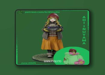 Gr8Tech – Laid-Back Camp – Aoi Inuyama – 3D Print Model STL