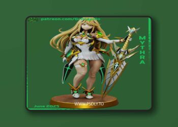 Gr8Tech – Xenoblade – Mythra – 3D Print Model STL
