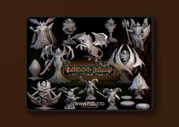 Great Grimoire – Celestial gambit – Shadowborn Vanguard part 2 – 3D Print Model STL