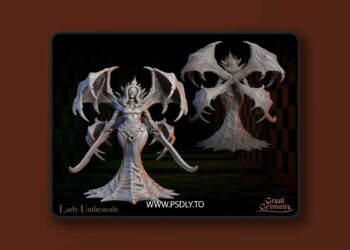 Great Grimoire – Lady Umbravale – 3D Print