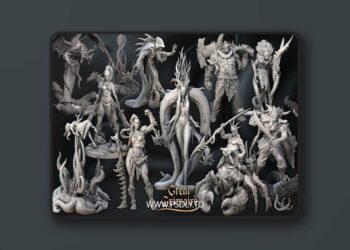 Great Grimoire – Tides of the Abyss – 3D Print