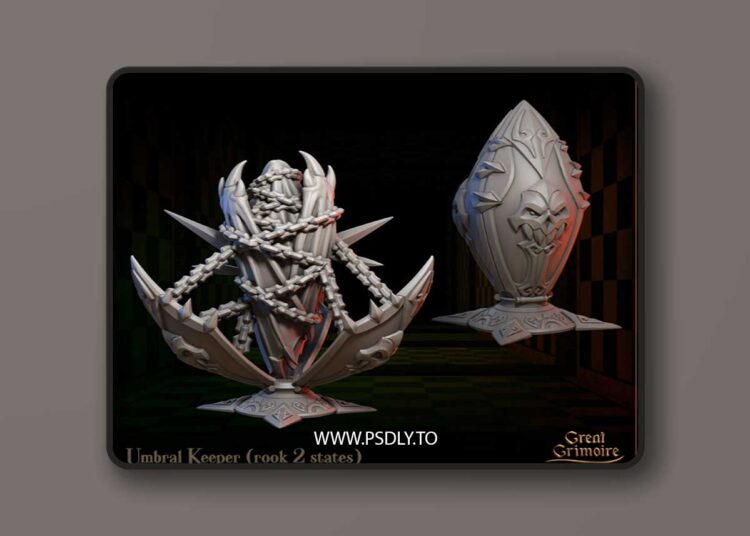 Great Grimoire – Umbral Keeper – 3D Print 1 Great Grimoire – Umbral Keeper – 3D Print