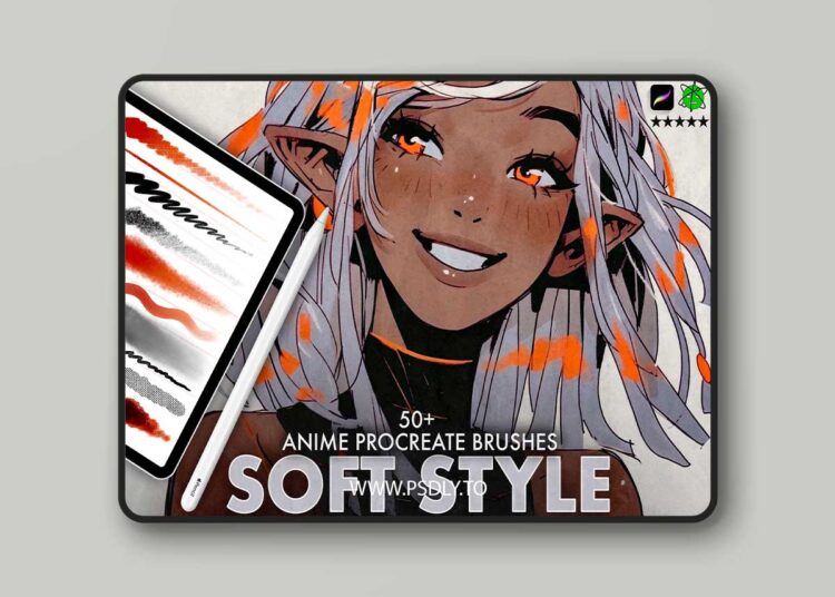 Gumroad - Anime Soft Style Procreate Brushes 1 Gumroad - Anime Soft Style Procreate Brushes