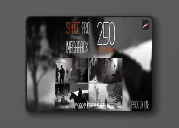 Gumroad - SHAPE PRO MEGAPACK for PROCREATE 5 and PHOTOSHOP