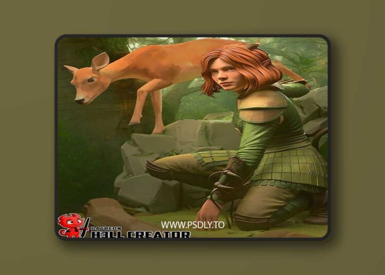 H3LL Creator – Doric from Dungeons and Dragons – 3D Print 1 H3LL Creator – Doric from Dungeons and Dragons – 3D Print