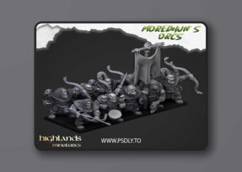 Highlands Miniatures – Orc Archers – 3D Print Model