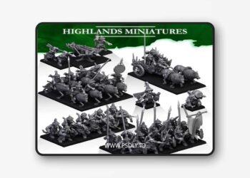 Highlands Miniatures – The Steppe Goblins – 3D Print
