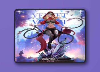 Hybris Studio – Odin Sphere – Velvet – 3D Print Model