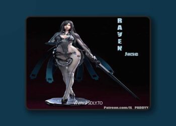 Il Paddyy – Stellar Blade – Raven – 3D Print Model STL