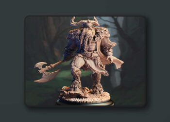Jonah of the Badlands – Satyr Barbarian – 3D Print Model
