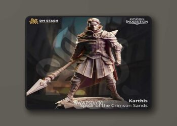 Karthis – Spear of the Crimson Sands – 3D Print