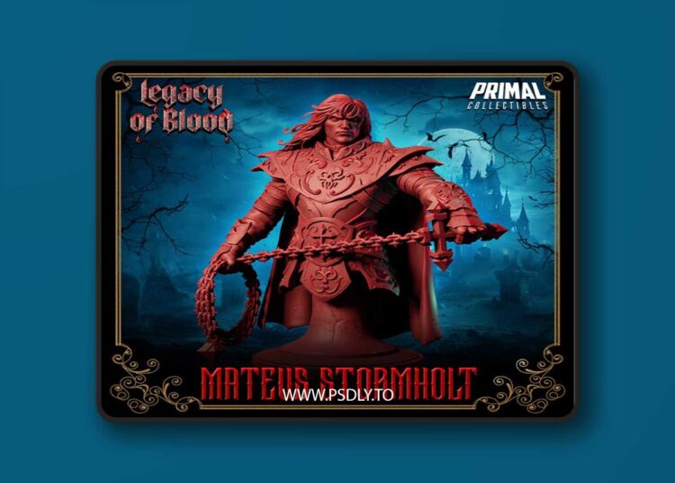 Knight Mateus Stormholt Bust – 3D Print 1 Knight Mateus Stormholt Bust – 3D Print