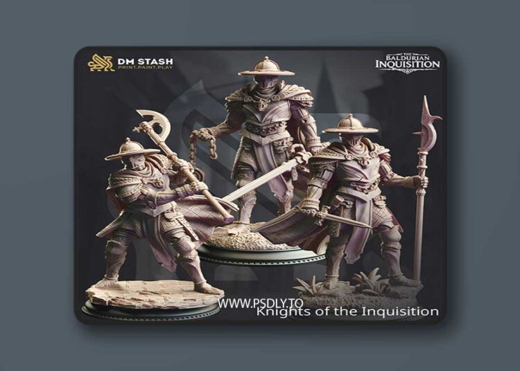 Knights of the Inquisition – 3D Print 1 Knights of the Inquisition – 3D Print