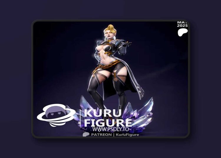 Kuru Figure – Marvel – Emma Frost – 3D Print 1 Kuru Figure – Marvel – Emma Frost – 3D Print