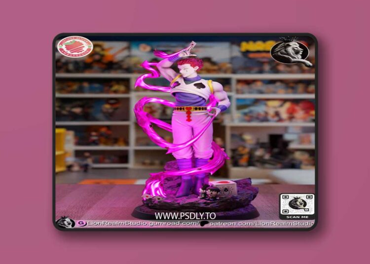 LionRealm Studio – Hunter x Hunter – Hisoka – 3D Print Model 1 LionRealm Studio – Hunter x Hunter – Hisoka – 3D Print Model