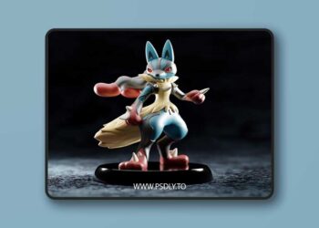 Mega Lucario – 3D Print 3D Model