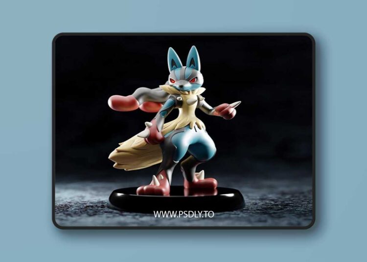 Mega Lucario – 3D Print 3D Model 1 Mega Lucario – 3D Print 3D Model