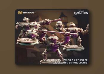 Minor Venators – Clockwork Simulacrums – 3D Print