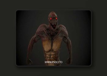 Monster Low-poly 3D Model