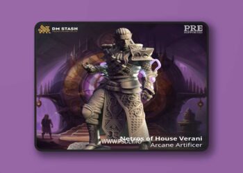 Netros of House Verani – Arcane Artificer – 3D Print