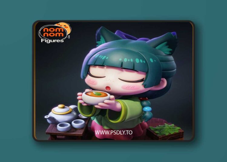 Nomnom Figures – Chibi Maomao – Apothecary Diaries – 3D Print Model STL 1 Nomnom Figures – Chibi Maomao – Apothecary Diaries – 3D Print Model STL