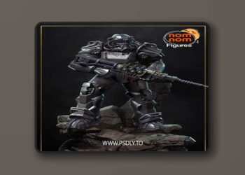 Nomnom Figures – T-60 Power Armor – Fall out 4 – 3D Print