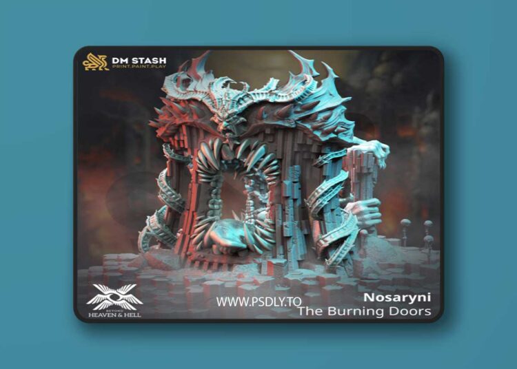 Nosaryni – The Burning Doors – 3D Print Model 1 Nosaryni – The Burning Doors – 3D Print Model