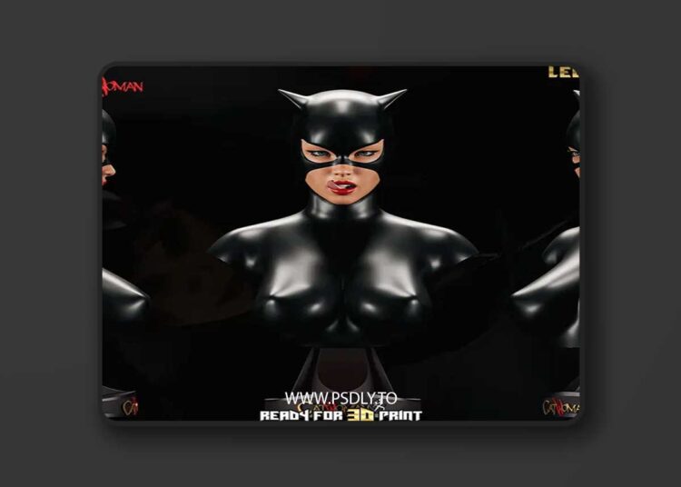 Nuskul Art – Catwoman – Dc Universe – Collectible Legendary Bust – 3D Print 1 Nuskul Art – Catwoman – Dc Universe – Collectible Legendary Bust – 3D Print