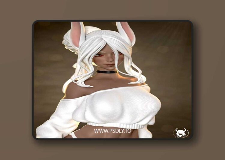 Nympha – My Hero Academy – Mirko – 3D Print Model STL 1 Nympha – My Hero Academy – Mirko – 3D Print Model STL