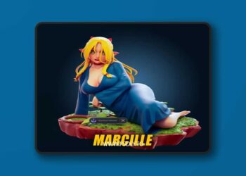 Officer Rhu – Dungeon Meshi – Marcille Donato – 3D Print Model STL