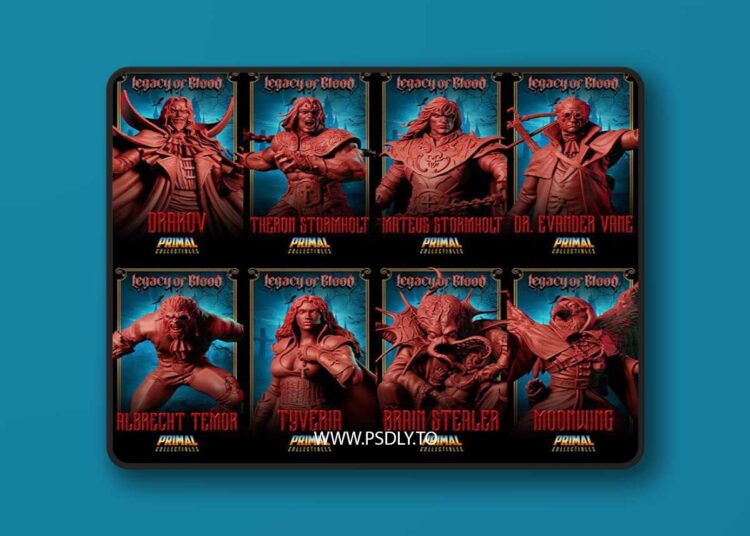 PRIMAL Collectibles – Legacy of Blood May 2025 3D Print 1 PRIMAL Collectibles – Legacy of Blood May 2025 3D Print
