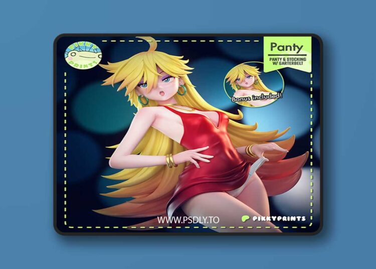 Pikky Prints – Panty Anarchy – 3D Print 1 Pikky Prints – Panty Anarchy – 3D Print