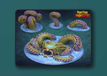 PrintYourMonsters – Vol.01 – OCEAN PACK – 3D Print Model STL