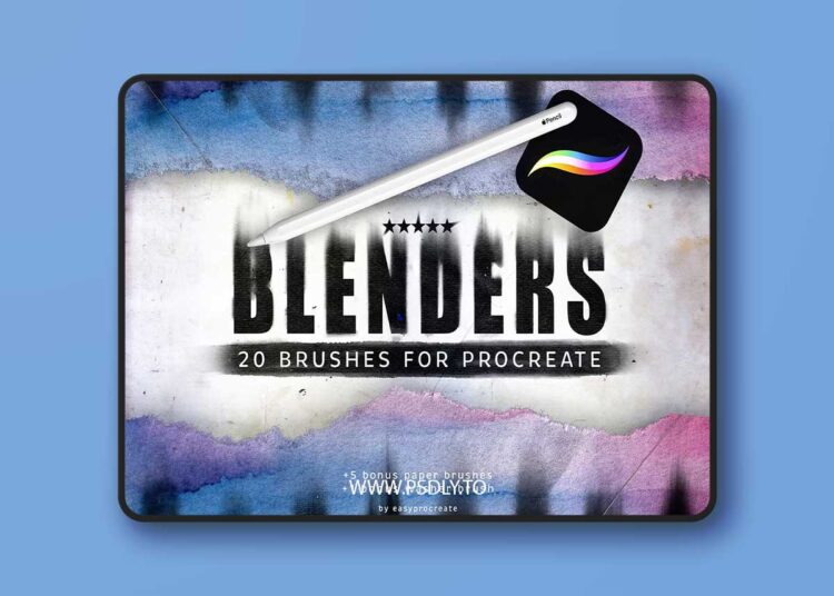 CreativeMarket - Procreate Blending Brushes 92025405 1 Procreate Blending Brushes