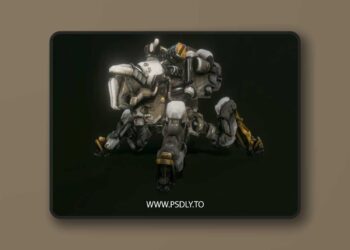 Quad Mech 3D Model