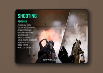 Realistic Assault Rifle FPS Template (5.4)