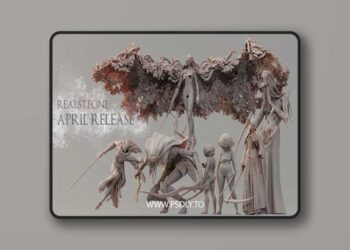 Realsteone Miniatures April 2024 3D Print