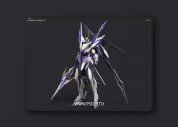 Robot Low-poly 3D Model