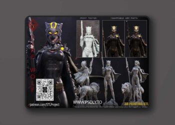 STL Project – Dire Wolf 3D Print