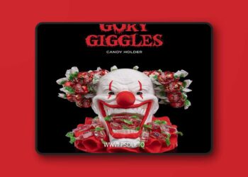 STLflix – Gory Giggles Candy Holder – 3D Print Model STL