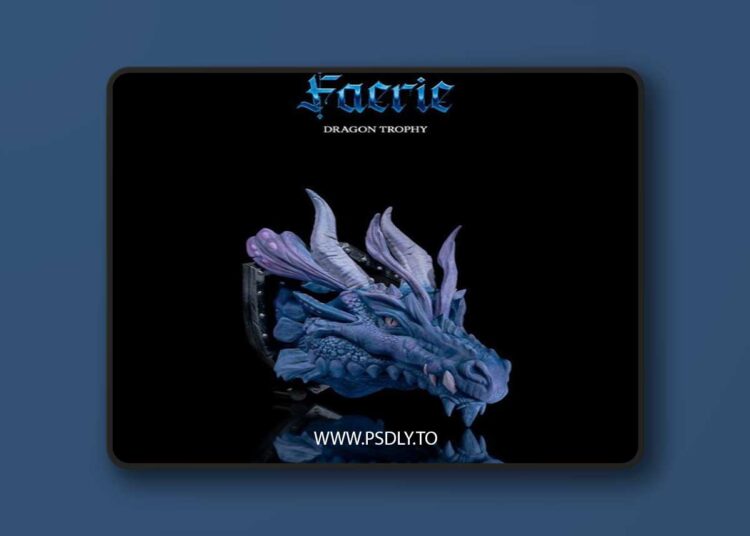 STLflix – Wall Mount – False Dragon Trophy – 3D Print Model STL 1 STLflix – Wall Mount – False Dragon Trophy – 3D Print Model STL