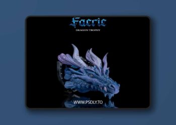 STLflix – Wall Mount – Faerie Dragon Trophy – 3D Print Model STL