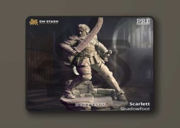 Scarlett – Shadowfoot – 3D Print