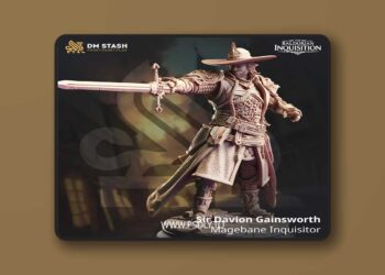 Sir Davion Gainsworth – Magebane Inquisitor – 3D Print