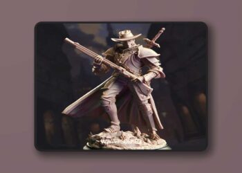 Sir Harian Southwall – Gunslinger Inquisitor – 3D Print