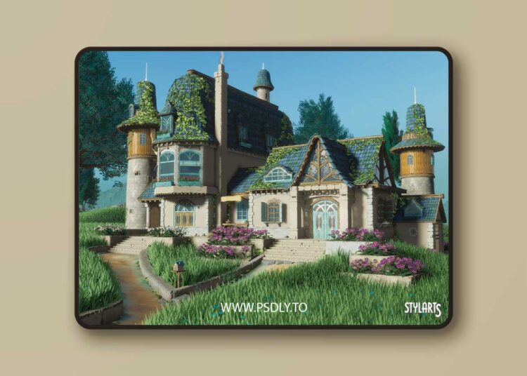 Stylized Azure Hillside v1.0 for Unreal Engine 1 Stylized Azure Hillside v1.0