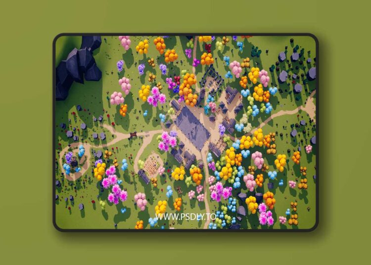 Stylized Fantasy Village 3D Model 1 Stylized Fantasy Village 3D Model