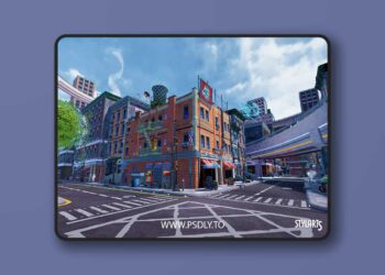 Stylized Sci-Fi Modern City v1.0